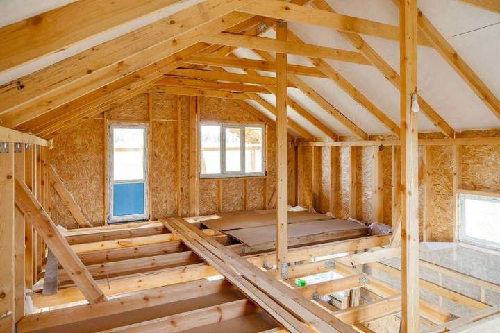 Intérieur maison bois Yvelines